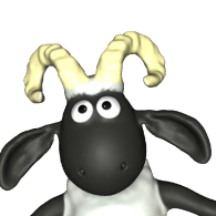 3d model - Shaun the ram sheep