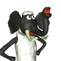 3d model - Shaun the elephant