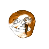 3d model - Ujmatyi Troll Face