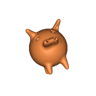 3d model - piggu