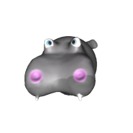 3d model - hippo