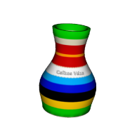 3d model - color vase