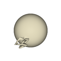 3d model - sphere plus protrusion test