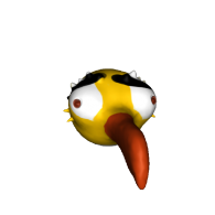 3d model - angry bird