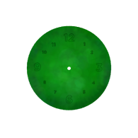 3d model - clock green