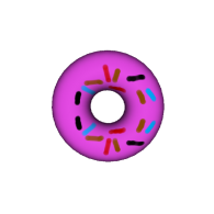 3d model - doughnut 