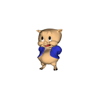 3d model - Porky Pig