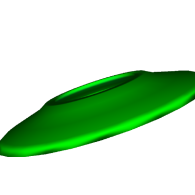 3d model - ufo csésze beta.