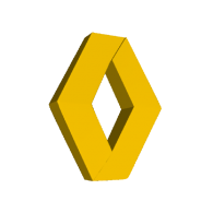 3d model - Renault Logo