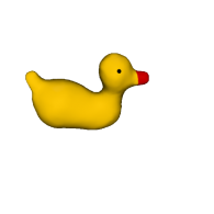 3d model - Yellow Duck 