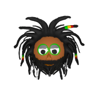 3d model - bob marley lopoly