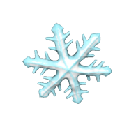 3d model - snowflake lopoly