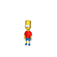 3d model - Bart lopoly