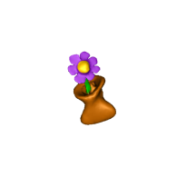 3d model - simple flower