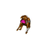 3d model - cute dog