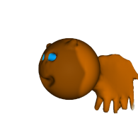 3d model - 8 lábú cica