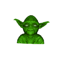 3d model - atom yoda