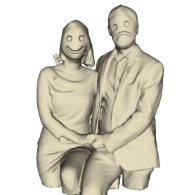 3d model - Mr & Mrs Leopoly