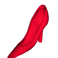 3d model - High Heel Door Stopper_V01