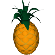 3d model - Pineapple V_01