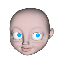 3d model - Baby Face eye mod