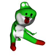 3d model - Yoshy (purposelessly  bad yoshi)