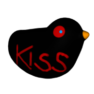 3d model - Kiss my Ass Bird