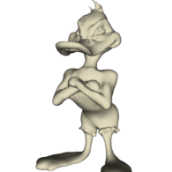 3d model - Daffy Duck template