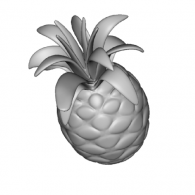 3d model - pineapple