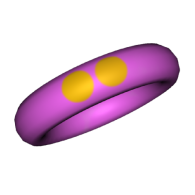 3d model - pink ring