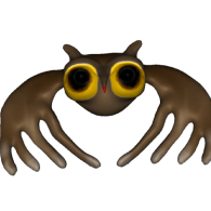 3d model - mega eyed owl