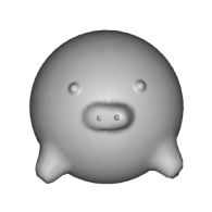 3d model - pig