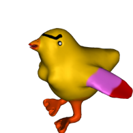 3d model - angrybird