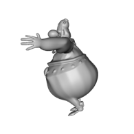 3d model - obelix