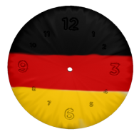 3d model - Germany won the WC 2014 clock