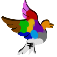 3d model - rainbowbird