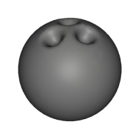 3d model - bowling ball
