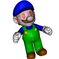 3d model - The Blue Mario