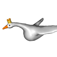 3d model - swan