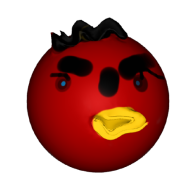 3d model - angry bird