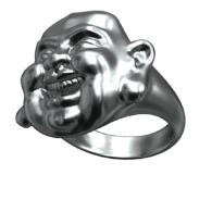 3d model - Buddha Ring2