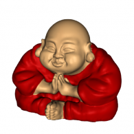 3d model - Color Buddha