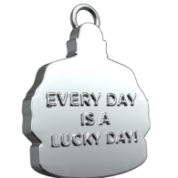 3d model - Lucky Buddha pendant