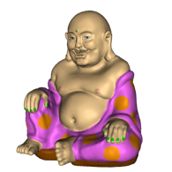 3d model - Hippie Buddha