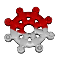 3d model - red pendant