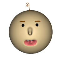 3d model - babyface from a small begineer