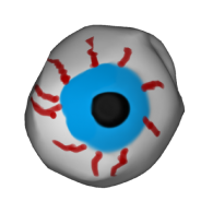 3d model - Fake Eyeball Insert