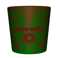 3d model - leaf cup