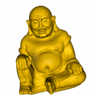 3d model - Happy Buddha