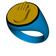 3d model - Hand_ring